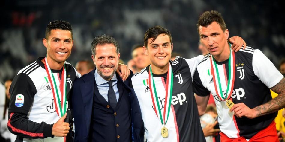 Dybala, Mandzukik, Cristiano Ronaldo y Peratici