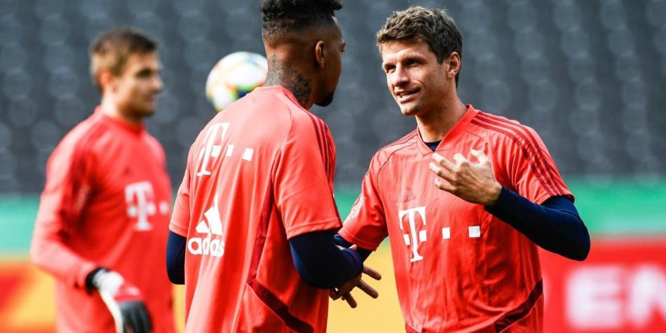 Jerome Boateng y Thomas Muller