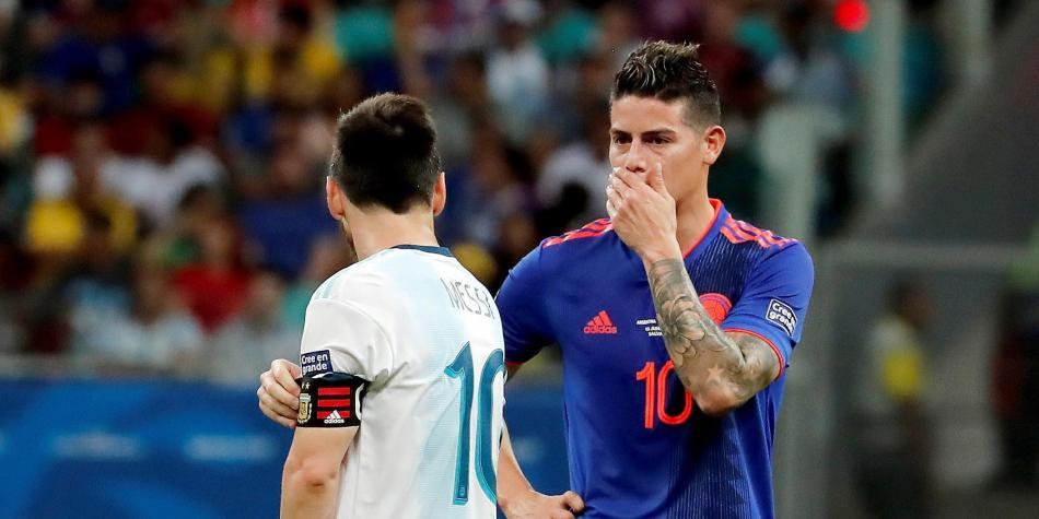 James y Messi
