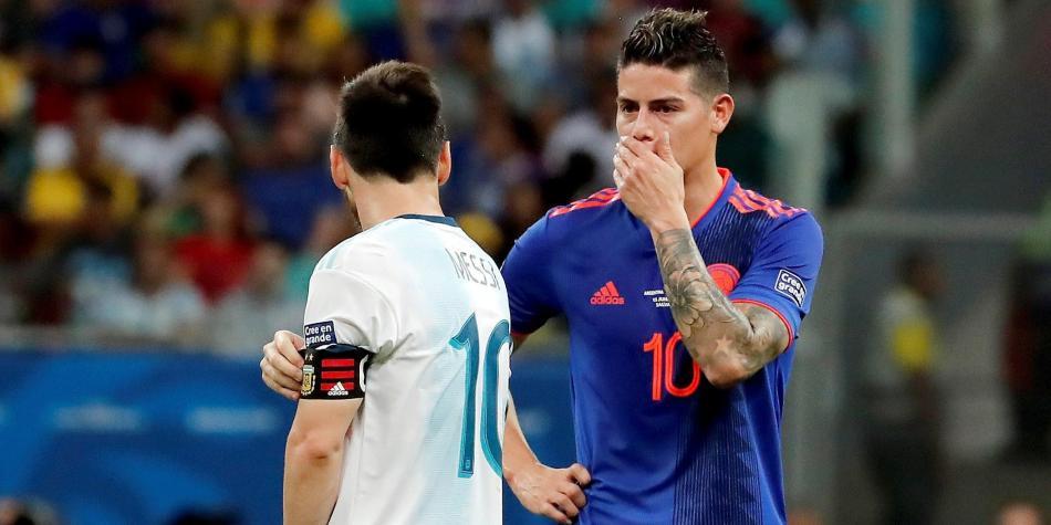James y Messi