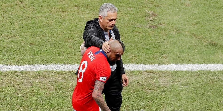 Arturo Vidal y Reinaldo Rueda