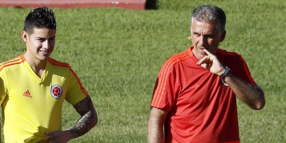 James, Falcao y Queiroz