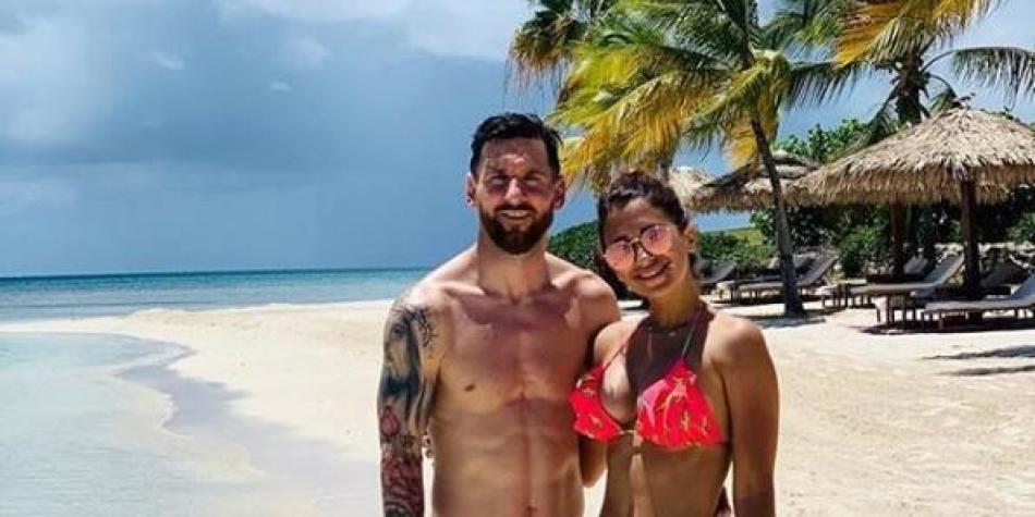 Messi y Antonella