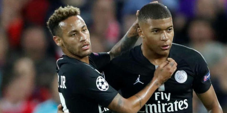 Neymar y Mbappé