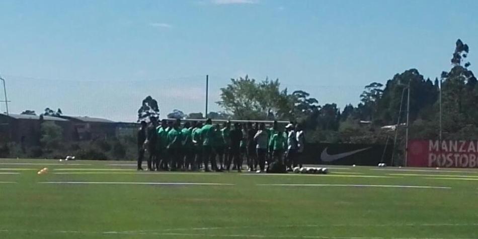 Nacional entrena