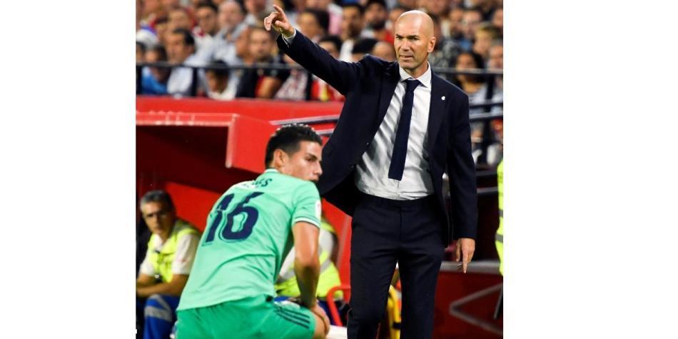 Zinedine Zidane y James