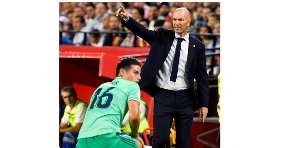 Zinedine Zidane y James
