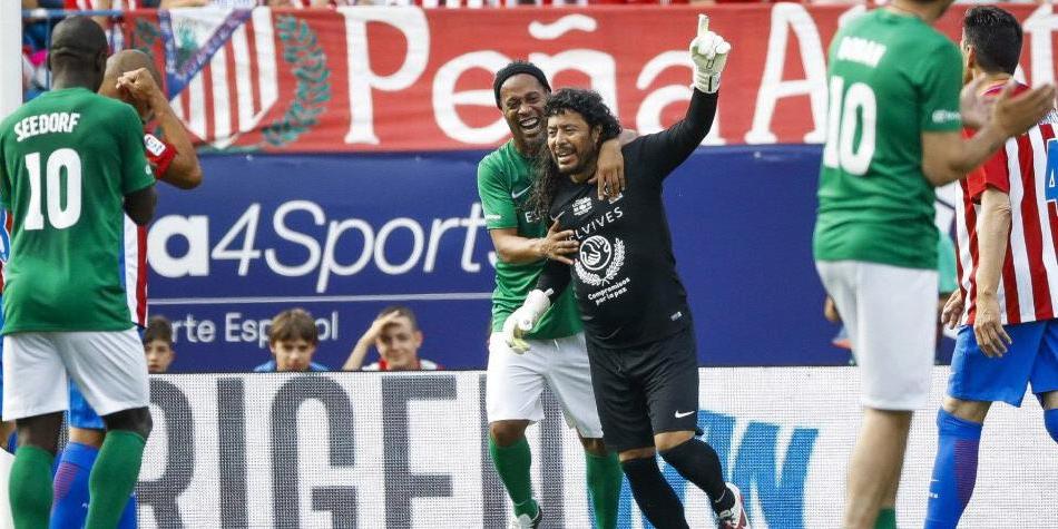 Higuita y Ronaldinho