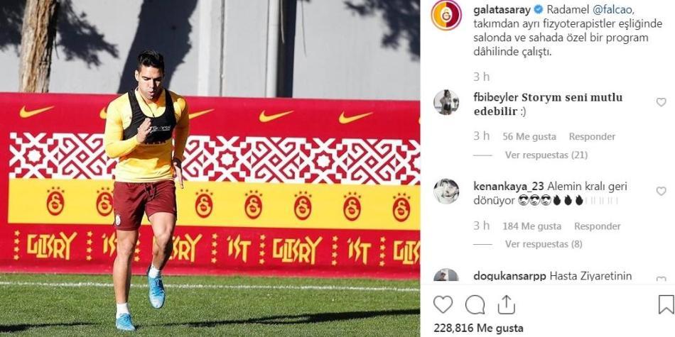 Falcao Instagram Galatasaray