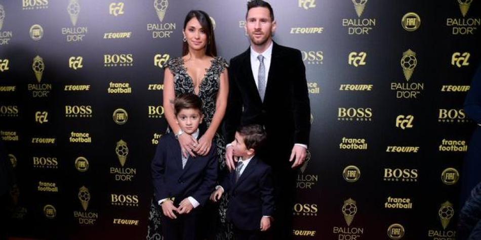 Lionel Messi y su familia