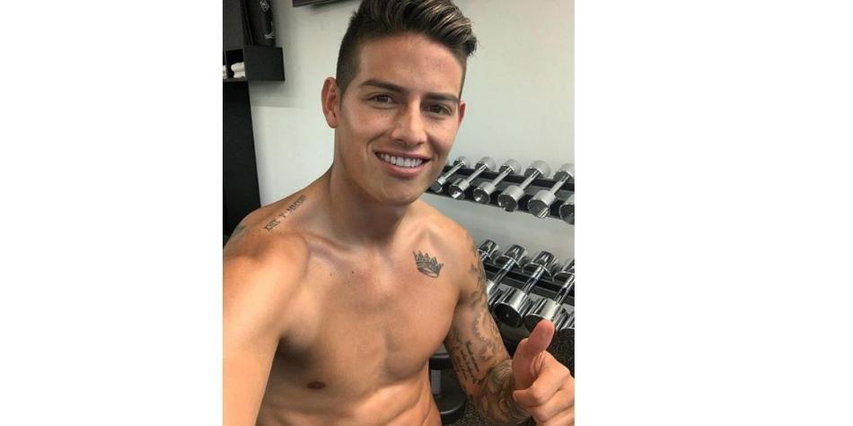 James Rodríguez entrena