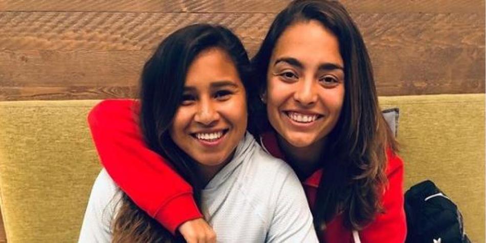 Isabella Echeverry y Leicy Santos