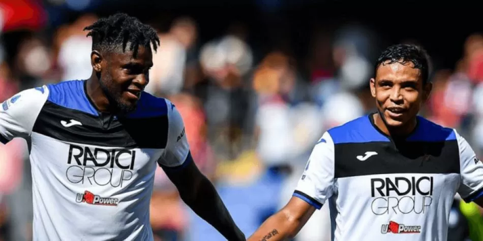 Duván Zapata y Luis Muriel Atalanta