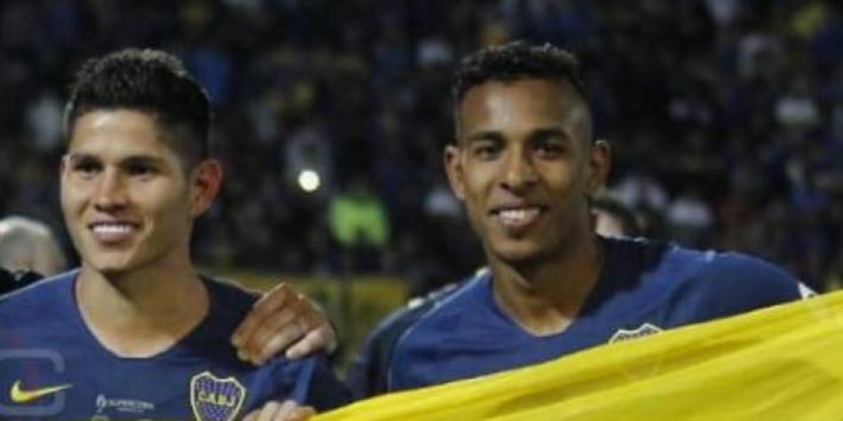 Campuzano y Villa en Boca Juniors