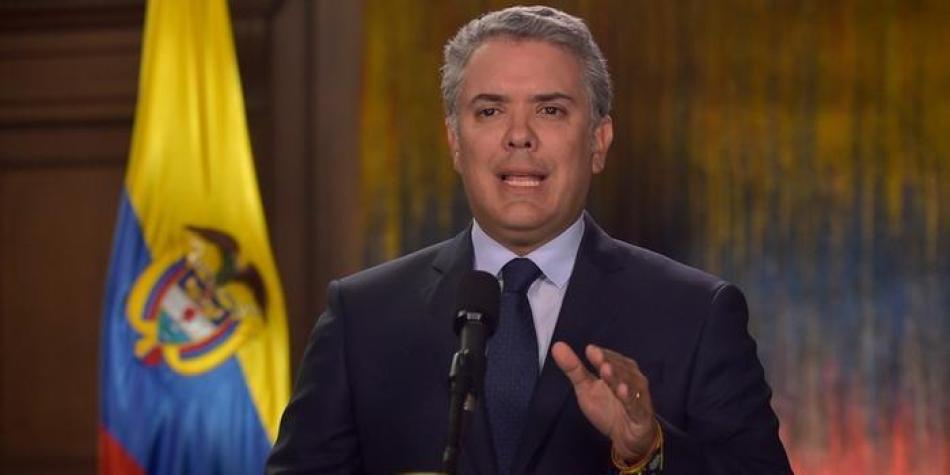 Presidente de Colombia Iván Duque