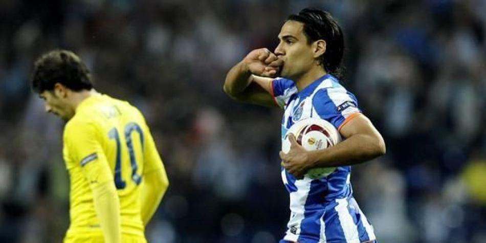 Falcao - Porto vs Villarrreal
