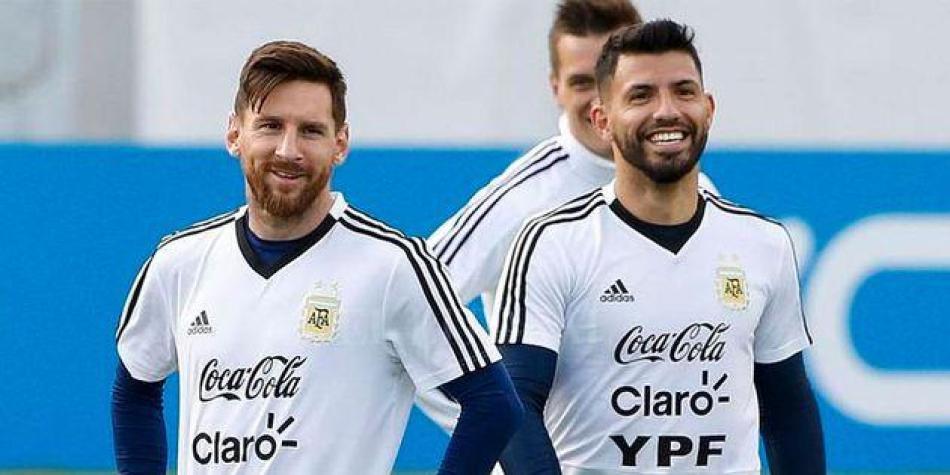 Messi y Agüero