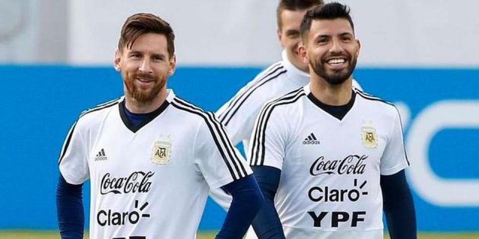 Messi y Agüero