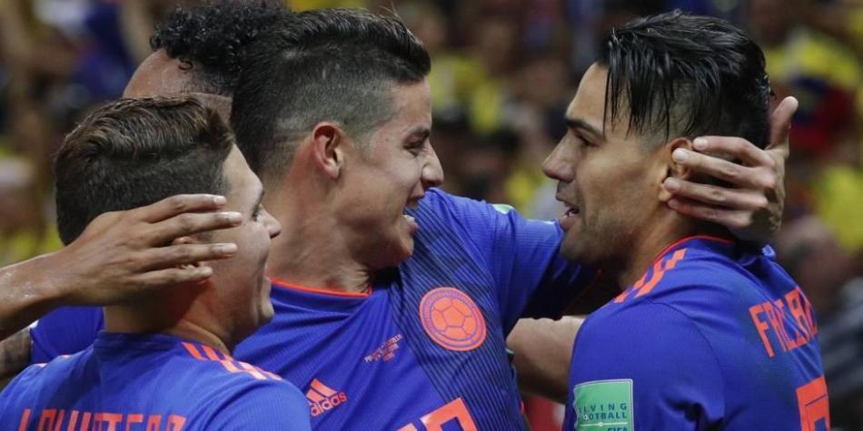 Quintero, James y Falcao