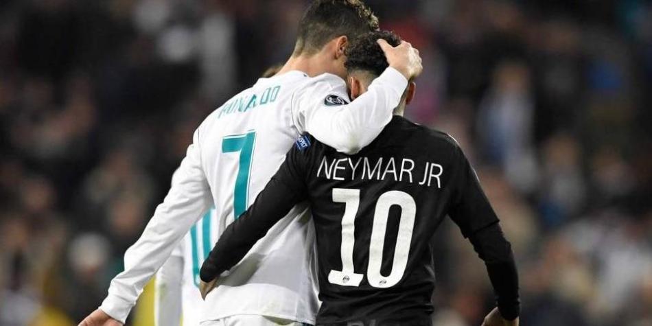 Neymar y Cristiano.
