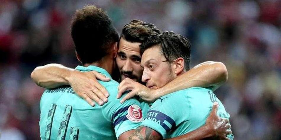 Kolasinac Ozil Aubameyang