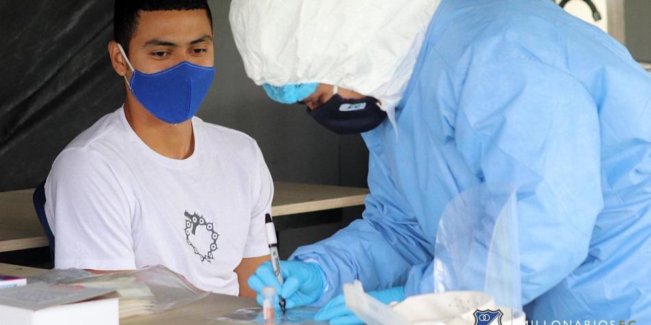 Pruebas coronavirus en Millonarios