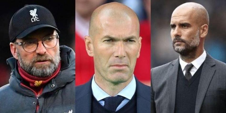 Zidane Guardiola Klopp