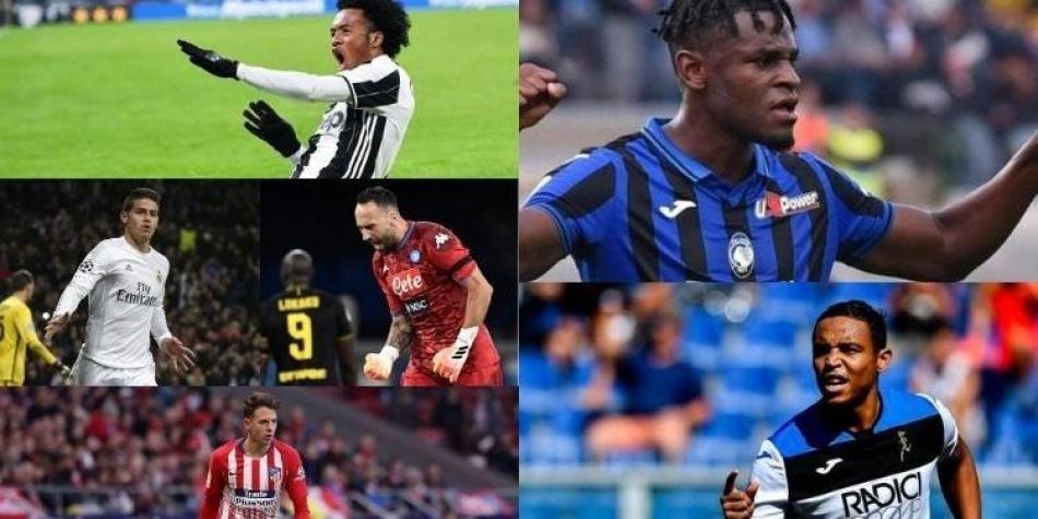 Colombianos en Champions