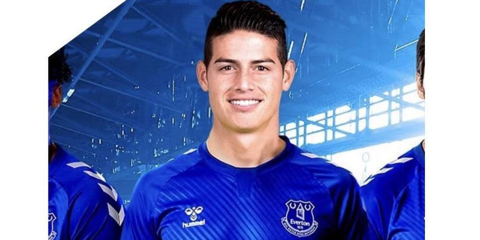 James Rodríguez a Everton
