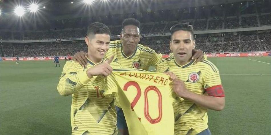 James, Mina y Falcao