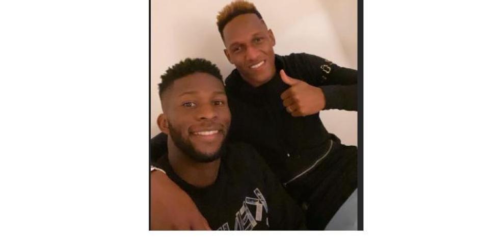 Yerry Mina y Jefferson Lerma