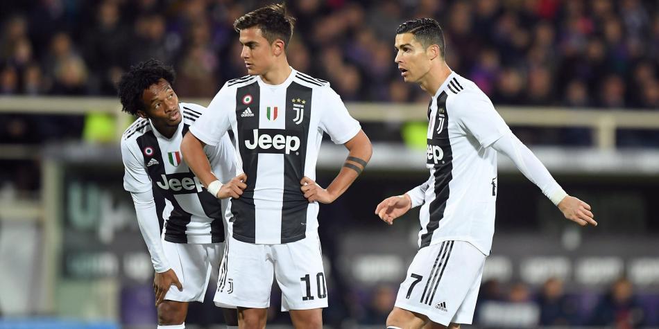 Cuadrado, Dybala y Cristiano