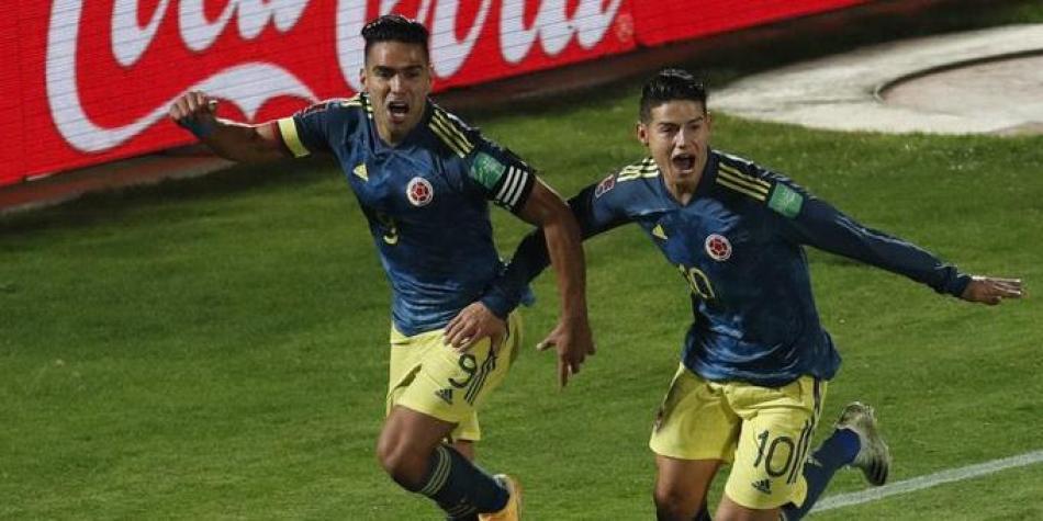 Falcao y James