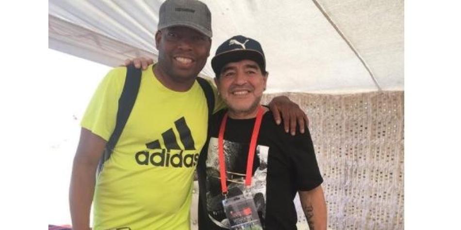 Asprilla y Maradona
