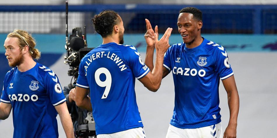 Yerry Mina y Calvert-Lewin