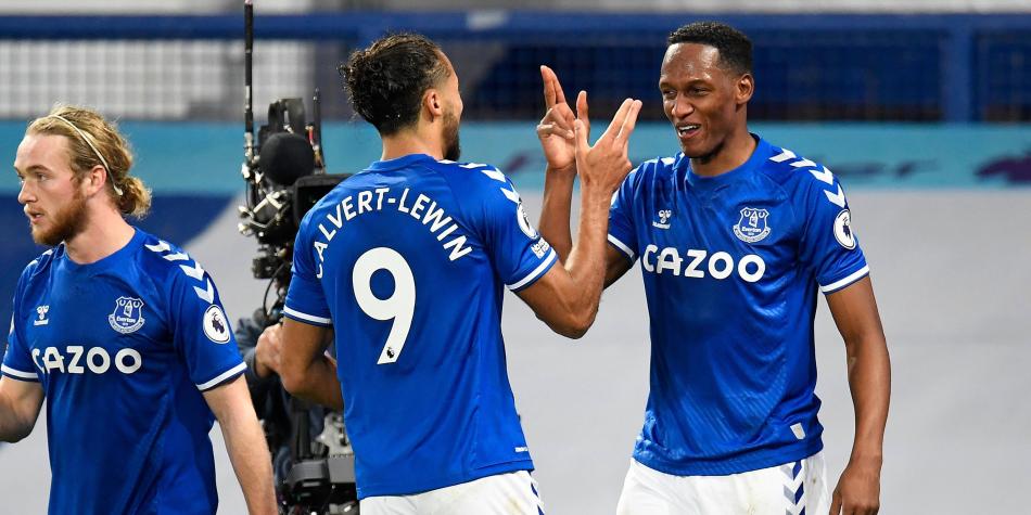 Yerry Mina y Calvert-Lewin
