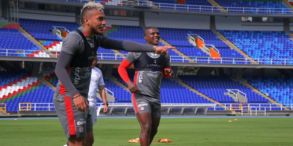 América entrenamiento