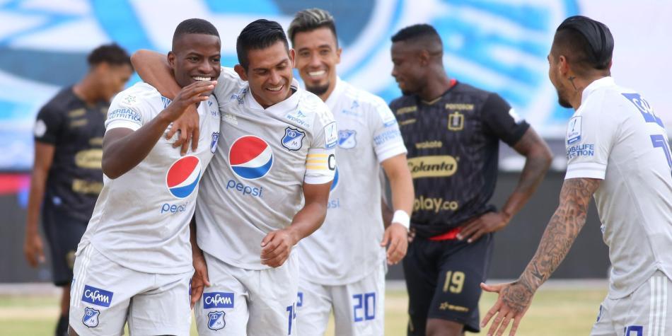 Millonarios vs Once Caldas goles