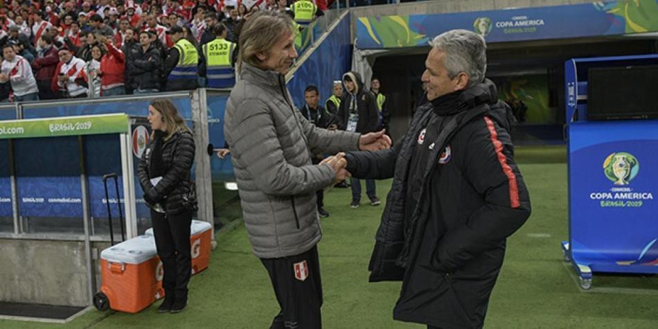 Ricardo Gareca y Reinaldo Rueda
