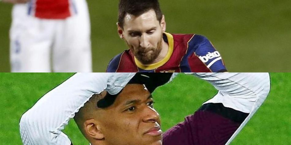 Messi y Mbappe