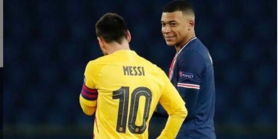 Messi y Mbappé