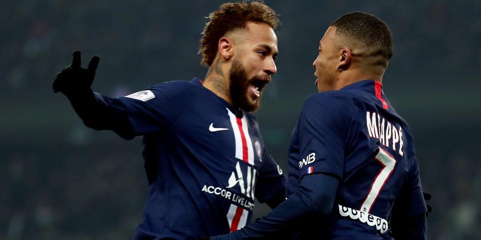 Neymar y Mbappé