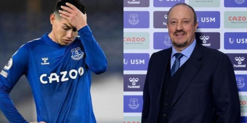 James Rodríguez y Rafa Benítez
