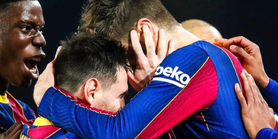 Piqué y Messi