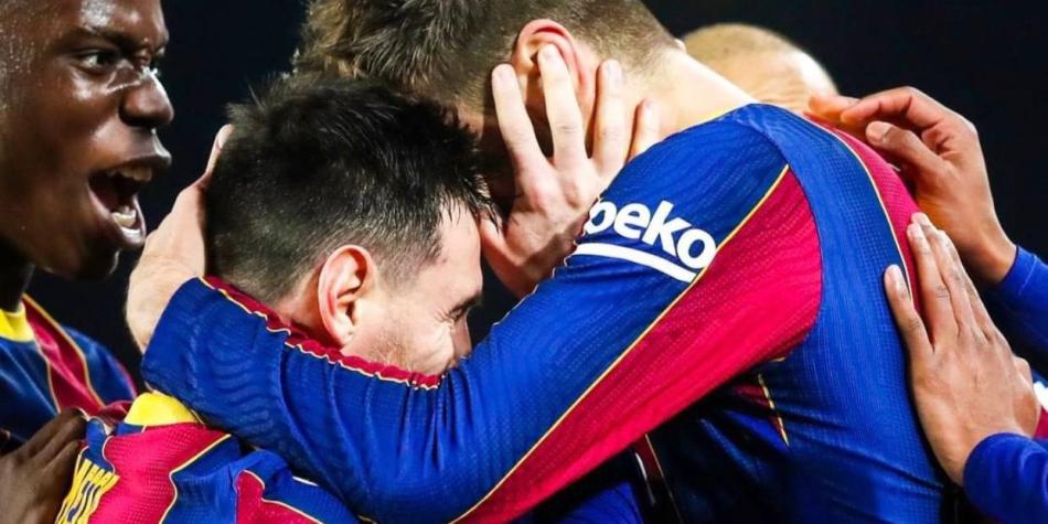 Piqué y Messi
