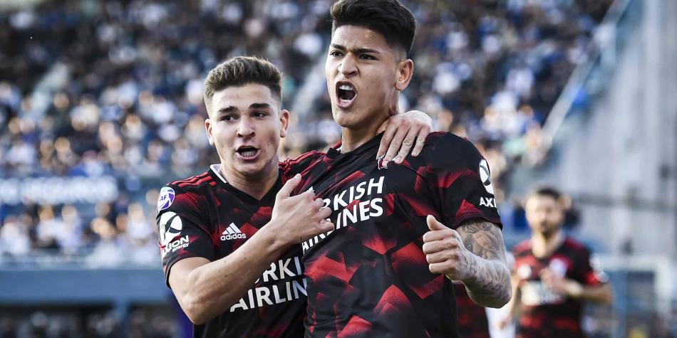 Julián Álvarez y Jorge Carrascal