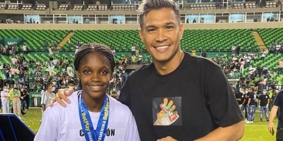 Teo Gutiérrez y Linda Caicedo