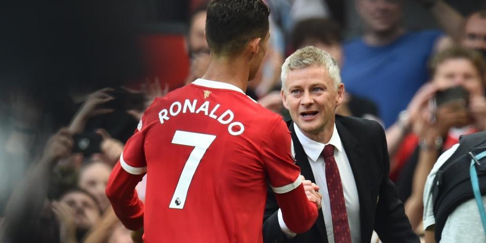 Cristiano Ronaldo y Ole Gunnar Solskjaer