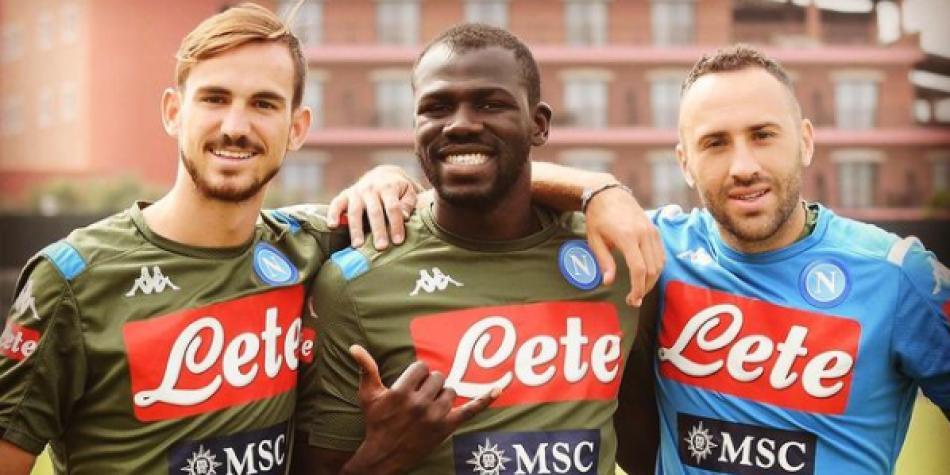 Fabian Ruíz, Koulibaly y David Ospina