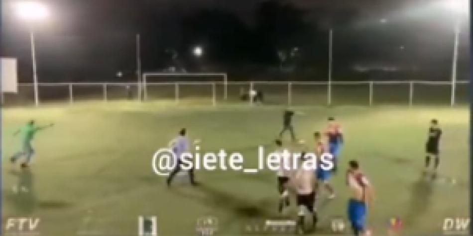 Disparos en torneo de México